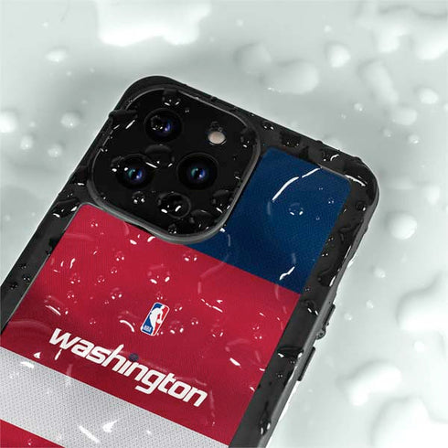NBA Washington Wizards Jersey iPhone 15 Pro Waterproof Case